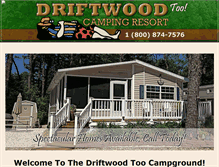 Tablet Screenshot of driftwoodtoo.com